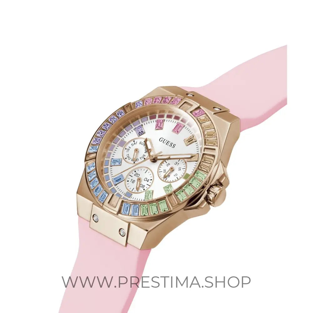 Montre analogique Guess pour femme cadran blanc 39 mm référence GW0541L2