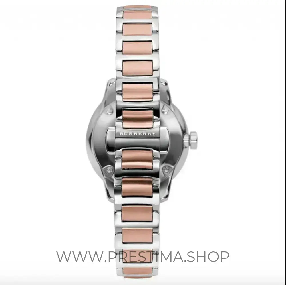 Montre Burberry Ladies Watch Swiss Classic Two Tone Pour Femme BU10117