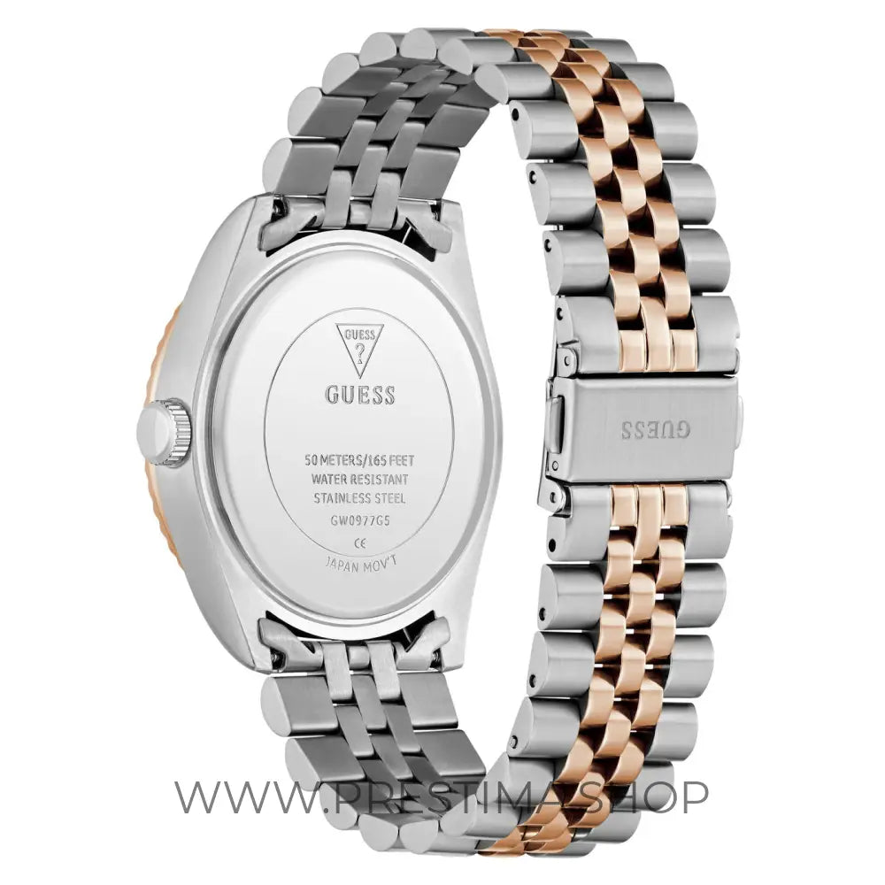 Montre Guess Jaden bleue ronde à quartz pour homme GW0977G5