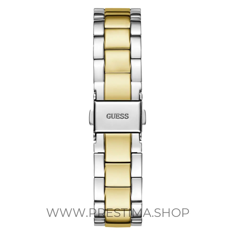 Montre Guess Luna blanche à cadran rond à quartz analogique pour femme