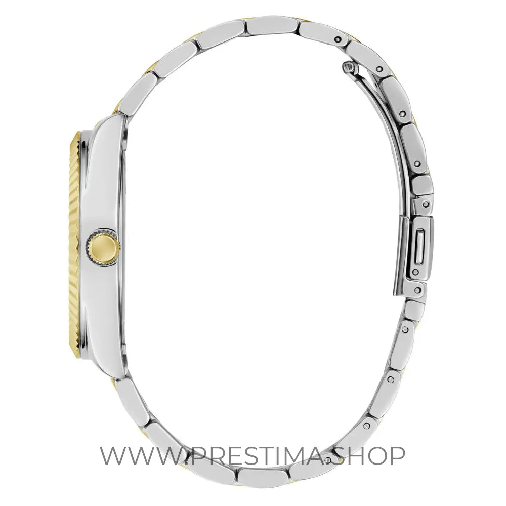 Montre Guess Luna blanche à cadran rond à quartz analogique pour femme