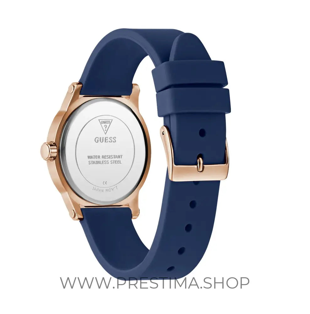 Montres Guess Annette pour femme. Silicone Bleu GW0860L2