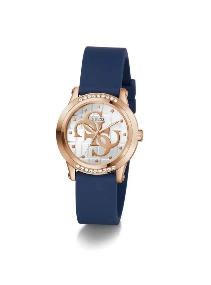 Montres Guess Annette pour femme. Silicone Bleu GW0860L2
